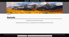 Desktop Screenshot of ellis-kaut.de